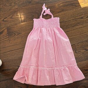 Little English Pink Gingham Sundress